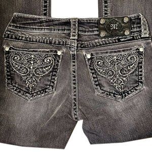 Miss Me Boot Cut Jean Size 27 Dark Denim JPW5123-2